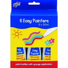 Galt - 6 Acuarele cu aplicator din burete - 6 Easy Painters